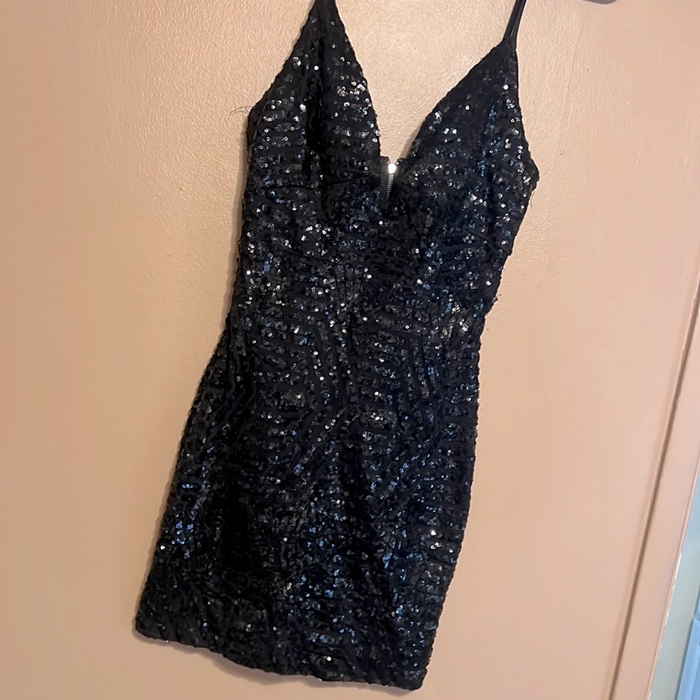 Sequin mini dress